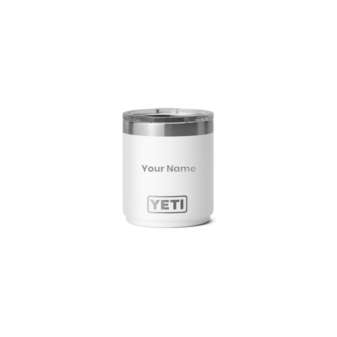 YETI 10oz Rambler Low Ball Tumbler