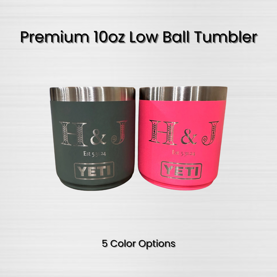YETI 10oz Rambler Low Ball Tumbler