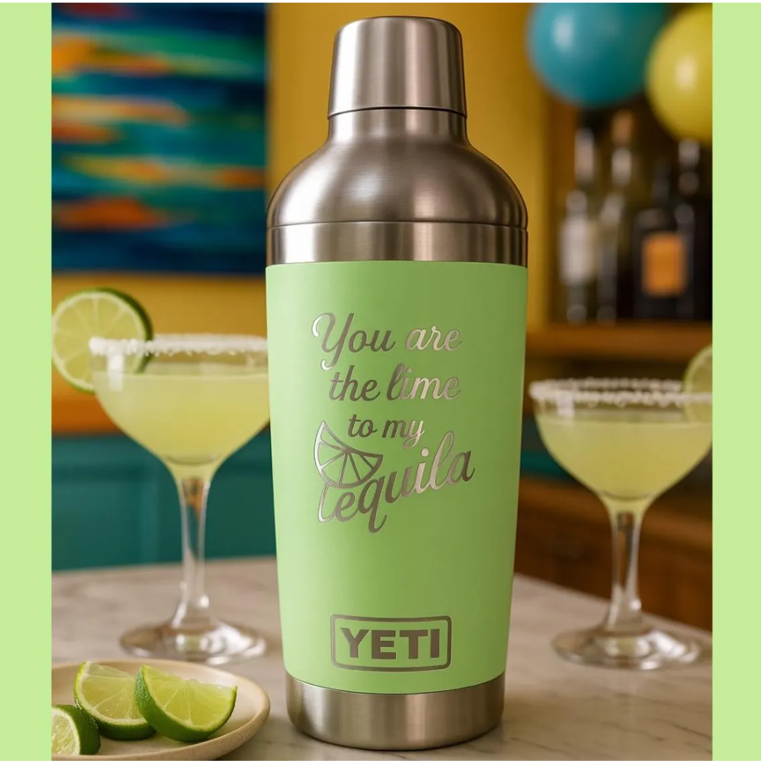 Premium 20oz Tumbler with Cocktail Shaker Lid Included
